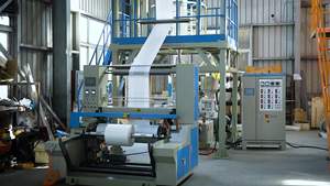 Extrudeuse soufflante ABA automatique haute résistance à membrane dégradable basse pression Hdpe Pp Pe <span class=keywords><strong>production</strong></span> à la machine - Product Image 2