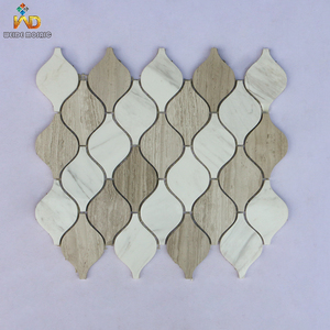 Mosaico de Mármol de Lujo en Forma de Gota de Agua, Piedra Natural para Proyectos de Villas y Hoteles de Alta Gama, Proyectos Gubernamentales y Comerciales - Product Image 1