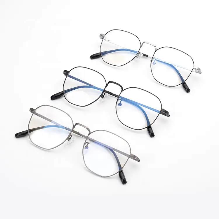 High quality women's designer eyeglasses titanium optical frame