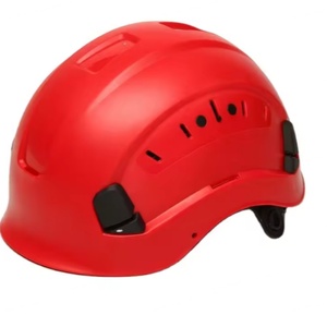 Casque de sécurité industriel orange de type V avec 6 points de suspension et design à fentes pour la construction - Product Image 5