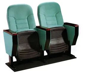 Metal Movable Leg Cheaper Theater Seating Folding Cinema Seat Price Theater Chair