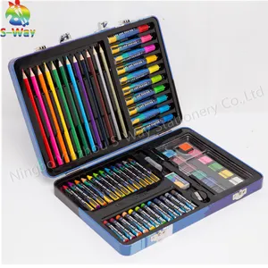 64 Pieces Professional Art Kit Drawing und Sketching Set 58-Piece Colored Pencils, Art Kit für Kids, Teens und Adults/Gift