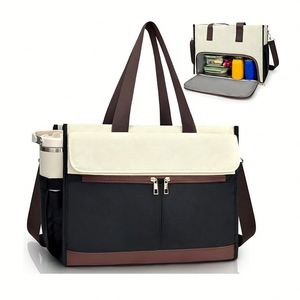<b>Lunch</b> Bag for Women, 15.6" Laptop Tote with Insulated <b>Lunch</b> <b>Box</b> <b>Compartment</b> for Nurse, Teacher Work Officel Outdoor - Product Image 1
