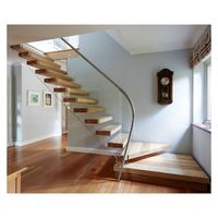 ACE Supports de bande de roulement d'escalier flottant Kits d'escalier flottant Escaliers flottants en bois