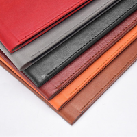 Carpeta de archivos A4 de cuero PU, soporte impermeable para documentos, sobre de archivo, Cartera de archivos de proyecto con cierre de corbata