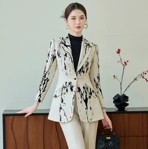 Blazer formel pour femme YERR, é<span class=keywords><strong>l</strong></span>égant, à bouton unique, col en V, manches longues, en spandex/polyester, 300g, anti-rétrécissement, prix réduit - Product Image 1