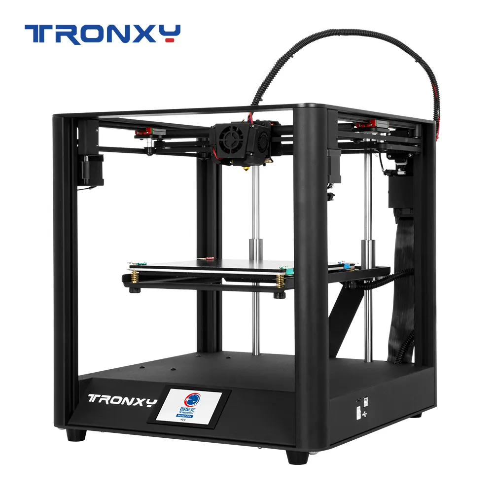 High precision linear rail tronxy D01 Enclosure high temp heated bed 1.75mm pla 3d printer