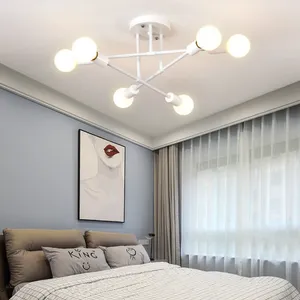 Lámpara Colgante Moderna Nórdica de Techo LED de Metal y Hierro para Sala de Estar, Estilo Popular, 90 cm - Product Image 5