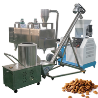 Chaîne de production de croquettes pour animaux de compagnie entièrement automatique pour poissons-chats et chiens – Machine extrudeuse industrielle en promotion