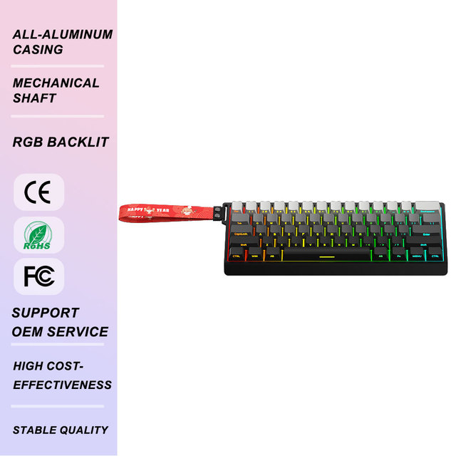 Premium 61-Key Magnetic Switch Mechanical Keyboard - Aluminum Body for Gaming/Office