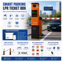 Système de stationnement automatique intelligent TGW OEM, système de reconnaissance de plaque d'immatriculation, système de billetterie de stationnement avec écran LCD