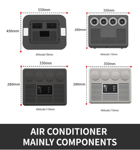 Mini Aire Acondicionado Eléctrico Inteligente <span class=keywords><strong>Converse</strong></span> de 12V/24V/48V para Techo, Estacionamiento, Enfriador para Autocaravanas, Camiones, Caravanas y Furgonetas - Product Image 6