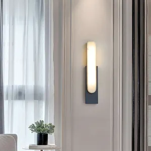 Đèn tường trong nhà LED Chiếu Sáng Đèn trang trí nội thất trang trí kim loại nhựa hình chữ nhật văn phòng nhà màu đen vàng xanh xám trắng