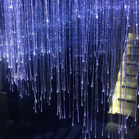 Cable de Fibra Óptica de Aluminio de 0.75mm, 900 Piezas, 3m de Largo, con Iluminación en el Extremo, con Clasificación IP67 para Decoración de Festivales al Aire Libre