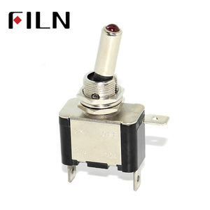 FILN12v 20a iluminado Led fuera <span class=keywords><strong>de</strong></span> <span class=keywords><strong>interruptor</strong></span> <span class=keywords><strong>de</strong></span> palanca con <span class=keywords><strong>seguridad</strong></span> <span class=keywords><strong>de</strong></span> aeronaves a Flip cubierta ASW-07D - Product Image 4