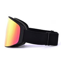 Masques de ski personnalisés OEM ODM, magnétiques, à monture intégrale, polarisés, anti-buée, avec sangle réglable, multifonctionnels pour snowboard et patinage sur neige