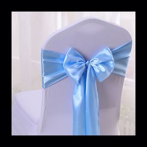 Nouvelle Collection : Rubans de Chaise en Satin Style Nœud de Haute Qualité 17*275cm Imprimés en Sérigraphie pour Mariages et Événements Extérieurs - Product Image 3