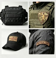 Patch brodé camouflage personnalisé, patch tactique moral, patch brodé à scratch pour veste, sac à dos, chapeau