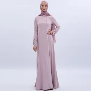 Moderne Islamitische Kleding Kralen Kant Dame Hijab Moslim Jurk Abaya Vrouwen