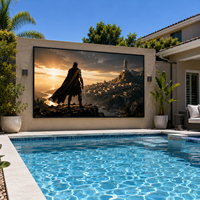 Écran LED vidéo extérieur DDW Super Bright 10000 Nits pour piscine, P6-P10, étanche, affichage au bord de la piscine, écran fixe RGB, 4K HDR10