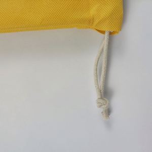 Polyester Personalized LOGO Drawstring <b>Bags</b> Promotional Custom Black Drawstring Closure Colored Pp Cord for Drawstring - Product Image 5