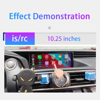 Lecteur multimédia GPS de navigation sans fil Carplay Android Auto pour Lexus IS RC 200 250 300 350 200t 300h avec écran tactile de 10,25 pouces