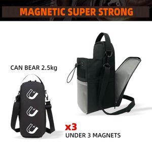 Custom Magnetic Gym Bag with <b>Strong</b> <b>Magnets</b> Crossbody Watelbottle Holder Personalized Patch Design Magnetic Gymwater Bottle Bag - Product Image 4