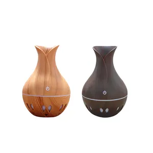 USB Điện Máy Tạo Độ Ẩm Không Khí Mini Hạt Gỗ Aroma Diffuser Tinh Dầu Hương Liệu Với LED Mát Mist Độ Ẩm