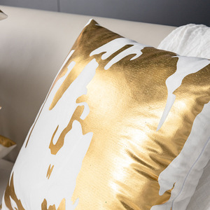 Irrégulier abstrait géométrique bronzant imprimé confortable doux jeter taies d'oreiller housses de coussin coquilles pour canapé canapé lit décor à la maison - Product Image 4