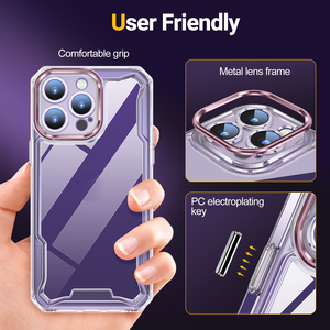 Custodia per telefono cellulare in Tpu nuova trasparente per cover <span class=keywords><strong>Iphone</strong></span> 11 12 <span class=keywords><strong>13</strong></span> 14 15 Pro obiettivo custodia protettiva antiurto per telefono - Product Image 4