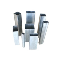 Tubes carrés en acier prégalvanisé, profilés carrés et rectangulaires, tuyaux en fer creux, tubes en acier noir soudés