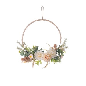 Natsume - Decoración de Pared con Flores Artificiales de Eucalipto y Margaritas para Bodas y Hogar CF01360 - Product Image 5