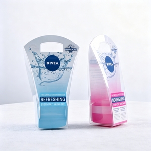 Printing Recyclable Transparent PVC PP <b>Box</b> Clear APET Plastic Folding Packaging Transparent PP Unique Shape Personal Care <b>Box</b> - Product Image 6