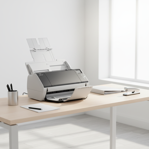 Scanner <span class=keywords><strong>automatique</strong></span> continu à haute vitesse Fujitsu Fi-7460 A3 couleur <span class=keywords><strong>recto</strong></span> <span class=keywords><strong>verso</strong></span> haute résolution d'occasion pour les fichiers d'archives - Product Image 5