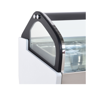 Vitrina de exhibición de helados comercial de gran capacidad con congelador Vitrina de paletas Nevera a la venta - Product Image 3