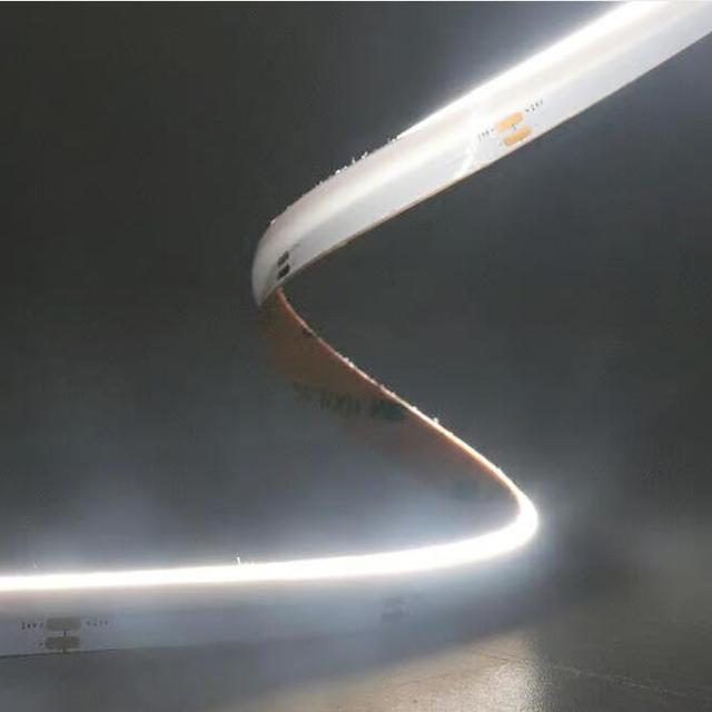 Side Emitting COB Strip Light 480leds/m DC24V High CRI90 4000K 8mm PCB Flexible Cob Led Strip