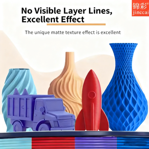 Filament PLA couleur arc-en-ciel 1,75 mm pour imprimante 3D, 1 kg (2,2 lb), translucide, soyeux, mat, pailleté, dégradé - Product Image 3