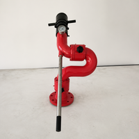 Lance d'incendie manuelle PS50W-D à commande par levier avec jet de brouillard et buse à jet droit sélectionnables pour la protection des réservoirs d'hydrocarbures et des fermes