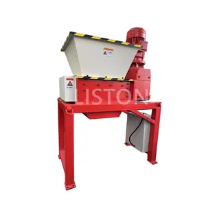 Recycling Plastic Rubber Wood Copper Wire Car Tyre E Waste Shredder Machine With Large Capacity