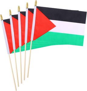 Coupe de football 2026 Drapeau jordanien personnalisé Produit Drapeau en polyester avec drapeau en bois pour les fans de football - Product Image 1