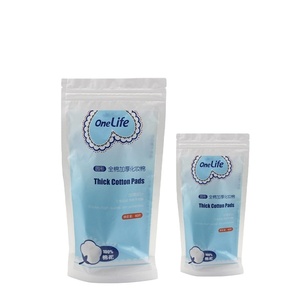 Coussinets en plastique pour maquillage, sac d'emballage de <span class=keywords><strong>coton</strong></span>, sécurité de haute qualité pour produits cosmétiques, 10 pièces - Product Image 1