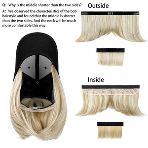 20Cm Đỉnh Cap Tổng Hợp Tóc Giả Tóc Top Bán Chất Lượng Cao Tích Hợp Thiết Kế Thẳng Phụ Nữ Châu Âu Nhiệt Độ Cao Sợi Tóc Giả - Product Image 4
