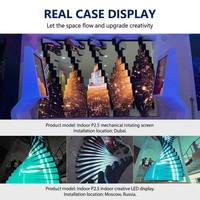 Écran LED rotatif à 360 degrés P1.9 P2.5 DNA en gros avec luminosité de 900 CD, fréquence de rafraîchissement de 3840 Hz, CMS et RDM basés sur le cloud