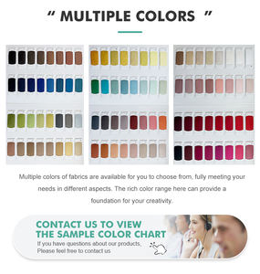 Tissu en sergé de 100% polyester, adapté aux costumes, pardessus et trench-coats haut de gamme, la teinture par débordement assure - Product Image 6