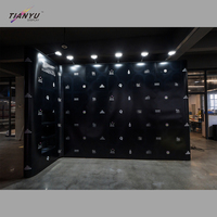 Stand d'exposition de luxe 3x6 pop-up, prêt à l'emploi en 3 minutes, sans assemblage, avec support de bannière incurvé et mur d'affichage pop-up magnétique, fabriqué en Chine