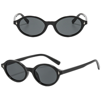 Lunettes de soleil de mode ovales légères anti-reflets UV400 à petite monture DL pour adultes