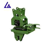 Pileur hydraulique vibrant à pince latérale industrielle pour le battage de pieux en H