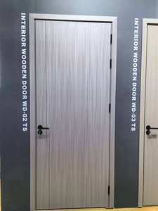 Pintu Interior Kayu Melamin MDF Modern CHANGYI, Isolasi Suara, Inti Kosong, Ukuran Kustom, Grosir Pabrik - Product Image 5