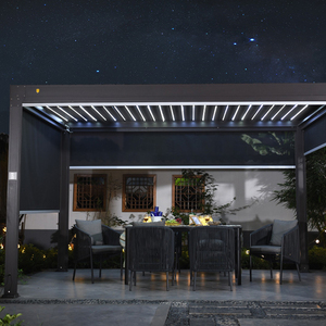 Ngoài trời Windproof không thấm nước điện cơ giới dọc con lăn mù Patio cửa sổ màn hình con lăn rèm - Product Image 2