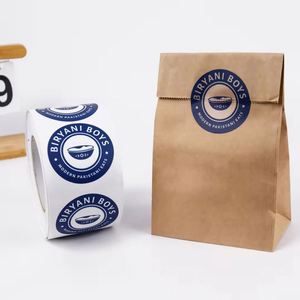 Personalized Product Custom Round Stickers Paper Vinyl Adhesive Waterproof Sticker <b>Label</b> Printing logo Sticker Roll - Product Image 5